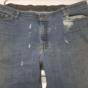 Authentic farm worn denim